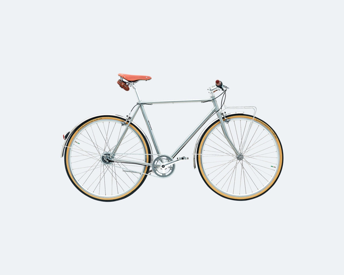 Weißes TYPE Bike Fahrrad