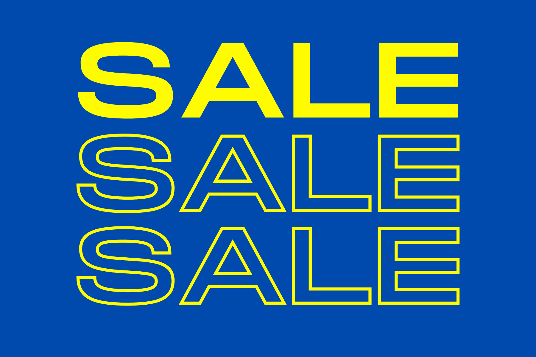 What the sale!?